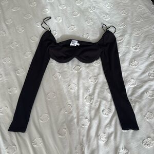 Underwire cropped top